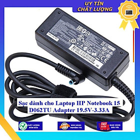 Sạc dùng cho Laptop HP Notebook 15 D062TU Adapter 19.5V-3.33A - Hàng Nhập Khẩu New Seal