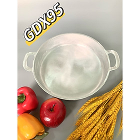 Mua Chảo gang đúc đáy bằng đã doa siêu bóng đẹp