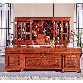 Mua Bàn làm việc bằng gỗ gõ đỏ cao cấp -LV008