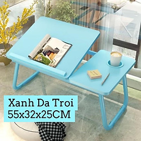 Mua Bàn laptop đa năng Bàn học gấp gọn thông minh tùy chỉnh góc độ có khay để cốc chặn laptop ipad