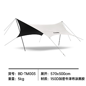 Tăng dã ngoại phủ Vinyl lục giác lớn cho hơn 20 người Blackdog BD-TM003