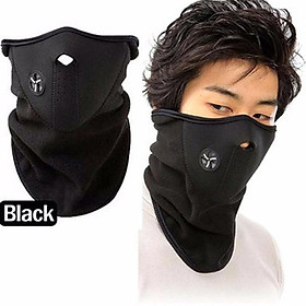 Khẩu Trang Mặt Nạ Kiểu Dáng Ninja Đi Phượt Xe May Đen SUNHA SH 3839