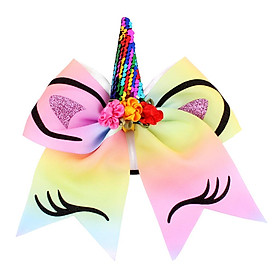 Kids Bows Hair Band Glitter Headband Birthday Party Flower Crown