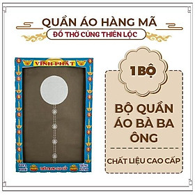 Áo Quần Giấy Cúng Bà Ba Ông, Ba Ba Bà Cao Cấp Hàng Mã Đồ Thờ Cúng Thiên Lộc