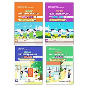 Sách - Combo Bài tập phát triển năng lực môn Toán + Tiếng Việt lớp 3 ( theo Chương trình GDPT 2018) Cánh Diều