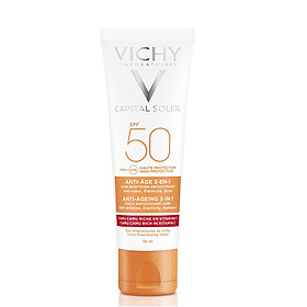 Kem Chống Nắng Bảo Vệ Và Giúp Giảm Các Dấu Hiệu lão hóa Ideal Soleil Anti-Age SPF50 50ml