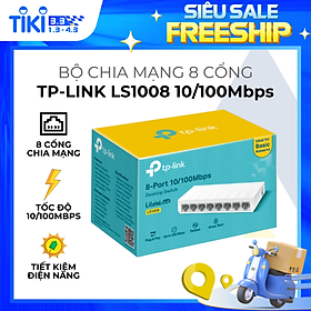 Mua TP-Link LS1008 - Bộ chia mạng 8 cổng  tiết kiệm điện năng  tốc độ cao 10/100 Mbps - Hàng chính hãng