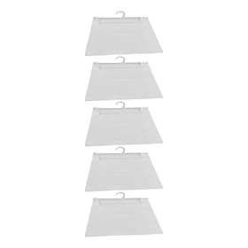 Hanging Storage Bag Clear Bag Storage Organizer for 5pcs 25cmx33cm