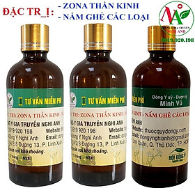 Lọ 100ml Thảo Dược Bôi Zona Thần Kinh, Nấm Ghẻ, Ngứa Dị Ứng Hiệu Qủa - Sản Phẩm Từ Đông Y Nghi Anh