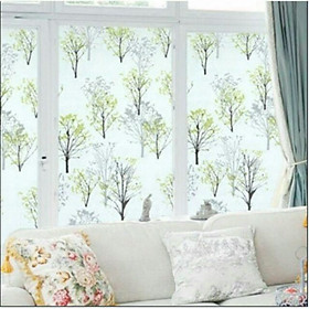 Mua 300cm*45cm Decal giấy dán kính cây thông xanh