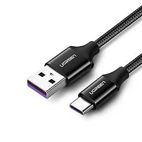 Mua Cáp USB TypeC sang USB 2.0 Hỗ trợ sạc nhanh 5A cao cấp 0.5M màu Đen Ugreen UC50566US279 Hàng chính hãng