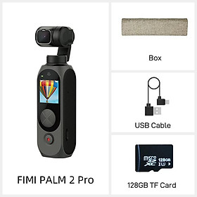 FIMI Palm 2 Pro 3-axis Stabilized Handheld Camera 4K 30fps 160 Minute Noise Reduction Mic128° Wide Angle Original Pocket Gimbal