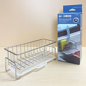 Mua Kệ Để Giẻ Rửa Bát GIHOME Inox 304 Cao Cấp Kèm Khay Hứng Nước Tiện Lợi