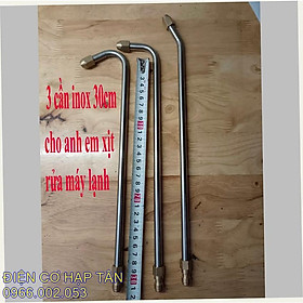 Mua cần béc xịt rửa xe DÀI 30CM  béc vệ sinh máy lạnh   máy giặt 45  90  120 độ