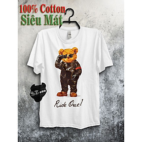 Áo Phông Nam Cotton 100% In Hình 3D Cao Cấp Có Big Size - Áo Thun Nam Ngắn Tay Chất Mát Mùa Hè SZone PM57