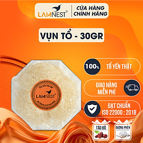 Vụn tổ Yến sào cao cấp Lamnest Yến sào nguyên chất 100% (Tặng táo đỏ, đường phèn)