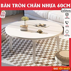 Mua Bàn Trà Tròn Decor Ngồi Bệt  Phong Cách Hiện Đại Mẫu Mới Ra Mắt  Bàn Học Sinh Ngồi Học Kích Thước 60x60x30cm