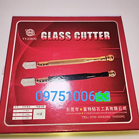 Dao cắt kính - Glass cutter- Dao Cắt Kính Cao Cấp Thân Đồng Cắt Kính Dày Từ 5mm - 12mm