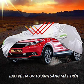 {BẠT DÀY NẶNG} áo trùm xe, bạt phủ ô tô, bạt che nắng mưa DÀY 3 LỚP, DANH2H CHO XE MITSUBISHI XPANDER