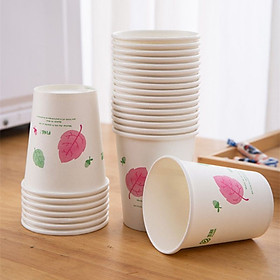 Mua Set 50 cốc giấy chịu nhiệt dùng một lần dung tích 250ml uống nước  pha cà phê  pha trà