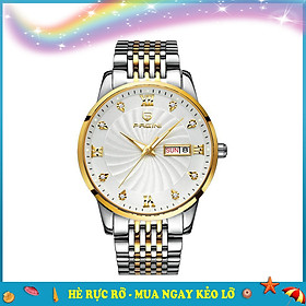 Đồng Hồ Nam Cao Cấp Chính Hãng Pagini Pa8222 Dây Thép Không Gỉ - Chống Nước 3ATM - Kim Dạ Quang Thời Thượng