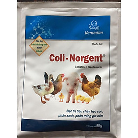 COLI NORGENT - ĐẶC TR.Ị TIÊU CHẢY HEO CON, PHÂN XANH, PHÂN TRẮNG, GIA CẦM