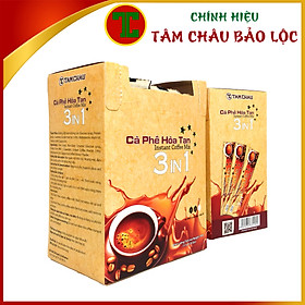 Cà Phê Hòa Tan 3 in 1 Hộp 340G 20 Gói x 17G Gói - Chính hiệu TÂM CHÂU BẢO