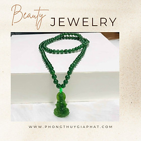 Vòng cổ ngọc bích quan âm