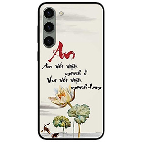 Ốp lưng dành cho Samsung S23 - S23 Plus - S23 Ultra - A34 5G - A54 5G mẫu An Sen Trắng