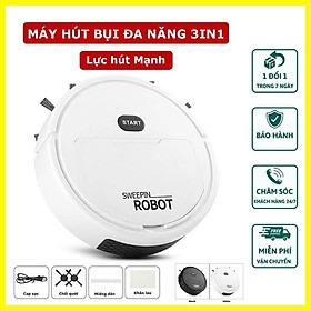 Mua Robot hút bụi lau nhà đa năng 3 trong 1  quét rác  hút bụi  lau sàn thông minh  Robot hút bụi tự động NO-020