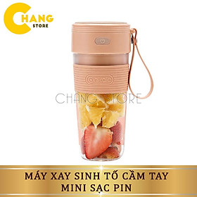 Mua Máy xay sinh tố cầm tay mini dung tích 300ml hàng nhập khẩu sạc pin chất liệu nhựa ABS