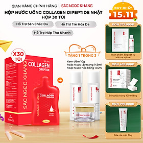[NEW] Nước uống đẹp da Collagen Dipeptide Sắc Ngọc Khang tinh khiết nhập khẩu từ Nhật Bản, đạt chuẩn hàm lượng hấp thụ nhanh & vượt trội giúp trẻ hóa làn da - săn chắc và sáng mịn