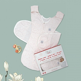 Nhộng Chũn - Quấn Ủ - Túi Ngủ TinnyLove 3 Trong 1 Cho Bé (Tặng Khăn Mặt Bonny)