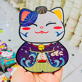 Bao Lì Xì Chibi Mèo 36 Sắc Thái 4D Phản Quang Cầu May Mắn Quý Mão 2023 Quà Tặng Đáng Yêu