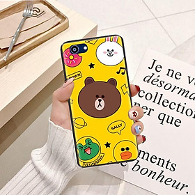 Ốp lưng dành cho điện thoại Oppo Reno 2 Viền dẻo TPU hình Gấu Nâu Cute