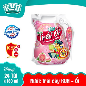Nước trái cây ổi túi 110ml thùng 24 túi