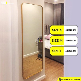 Mua Gương Soi Toàn Thân Chữ Nhật C04-MV - Khung Inox Mạ Vàng PVD Cao Cấp - Chống Ố - Bảo Hành 2 Năm - Lỗi 1 Đổi 1