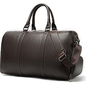 Túi trống du lịch da bò có ngăn để giày BHM8706. Túi xách nam. Hàng chính hãng