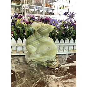 Mua Tượng con Chuột giáp phong thủy đá ngọc Onyx trang trí phòng khách  bàn làm việc - Cao 20 cm