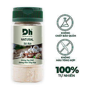 Hình ảnh Natural Tỏi bột 60g Dh Foods - Bột tỏi nguyên chất