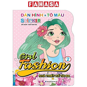 Dán Hình Và Tô Màu Sticker - Girl Fashion - Nhà Thiết Kế Tài Ba - Tập 2