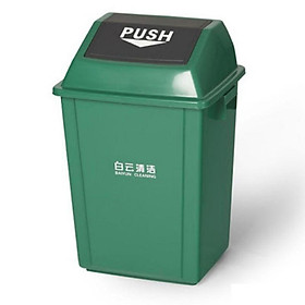 Mua (hàng nhập khẩu) Thùng rác nắp đẩy nhựa Push 25L
