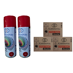 Mua Sơn Xịt Màu Thông Dụng Goldnova-3 Hộp  Hộp =12 lon/400ml  Đủ Màu
