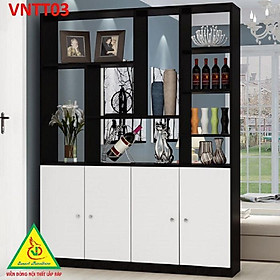 Mua TỦ KỆ TRANG TRÍ KIÊM VÁCH NGĂN VNTT03.1 - Nội thất lắp ráp Viendong Adv