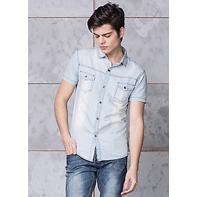 Áo sơ mi nam body denim TITISHOPVN ADN12