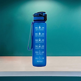 Water Bottle Large Capacity Reusable Jug for Fitness 1.0L