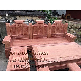 Mua bộ bàn ghế phòng khách âu á tay hộp gỗ hương đá tay 12