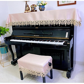 Khăn phủ đàn piano cơ đàn piano điện tử 88 phím phong cách Châu Âu cổ điển sang trọng chống bụi chống xước