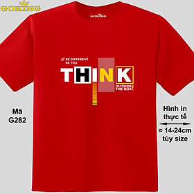 Think Outside The Box, mã G282. Áo thun siêu đẹp cho cả gia đình. Form unisex cho nam nữ, trẻ em, bé trai gái