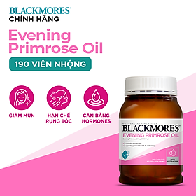 Tinh Dầu Hoa Anh Thảo Hỗ Trợ Cân Bằng Nội Tiết Tố Blackmores Evening Primrose Oil Lọ 190 Viên